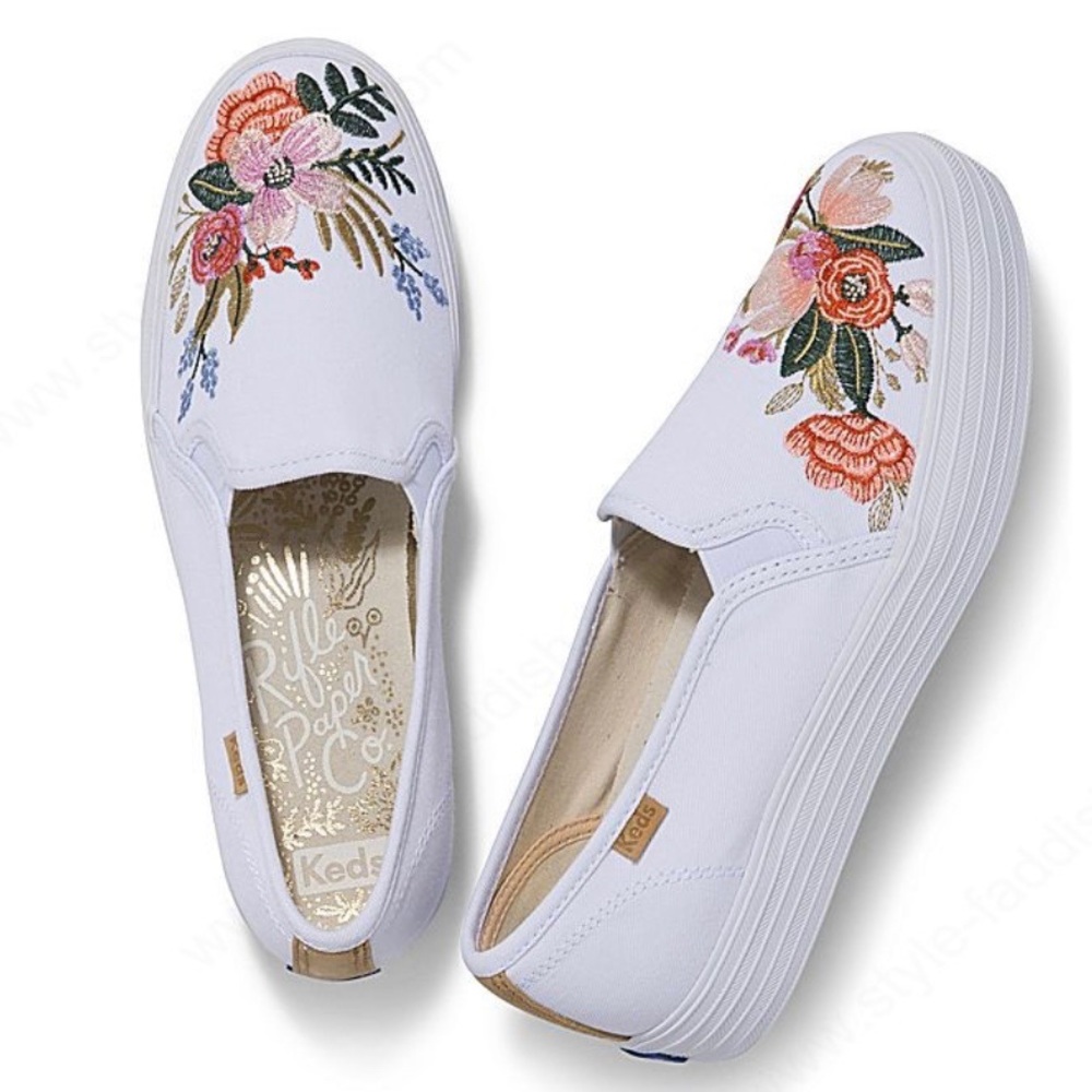 Keds x Rifle Paper Co. Triple Decker Slip-On